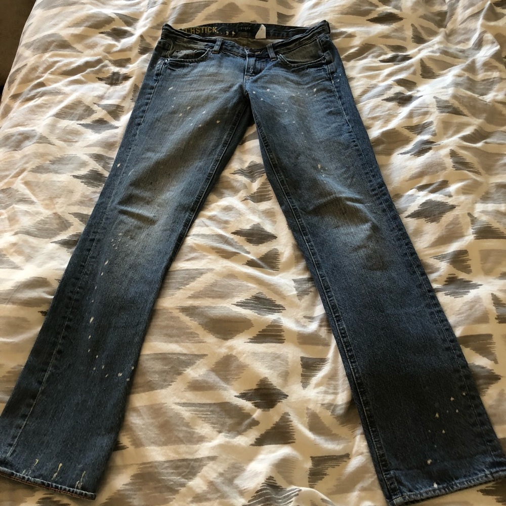 • J. Crew • Distressed Matchstick Jeans
